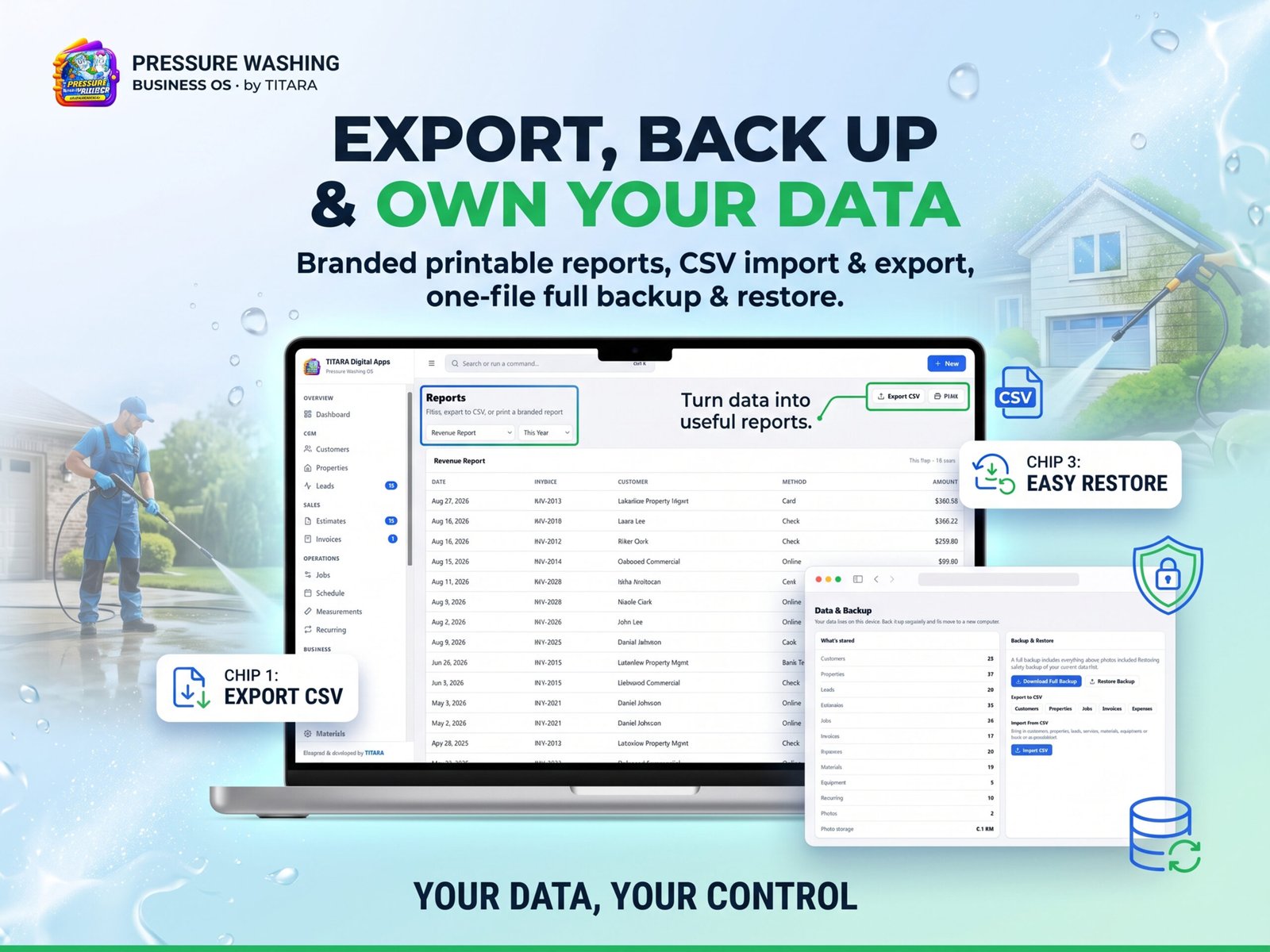 TITARA Pressure Washing — Pressure Washing Business Management Software - Image 12