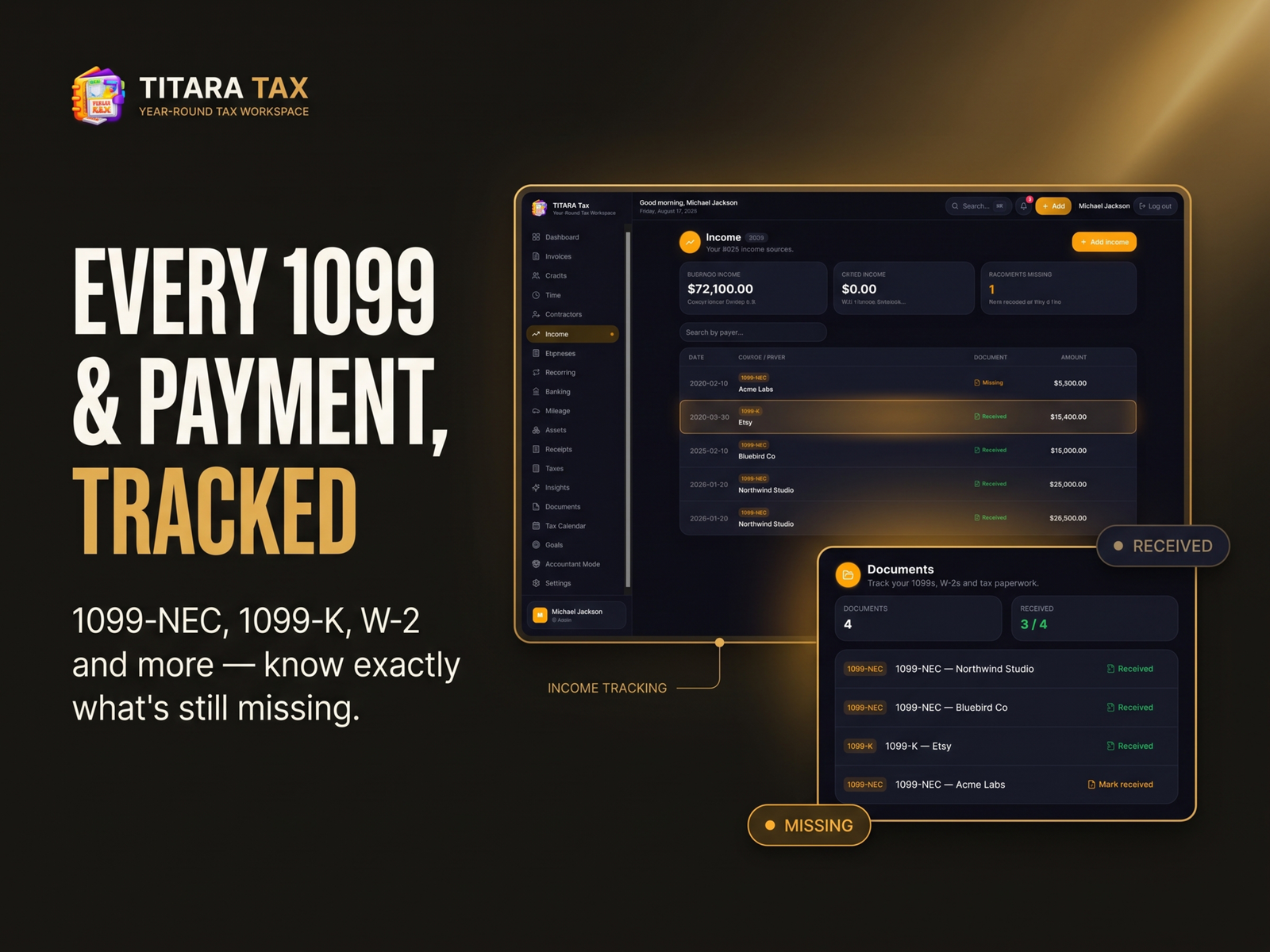TITARA Tax — Freelancer & Self-Employed Tax Management Software - Image 12