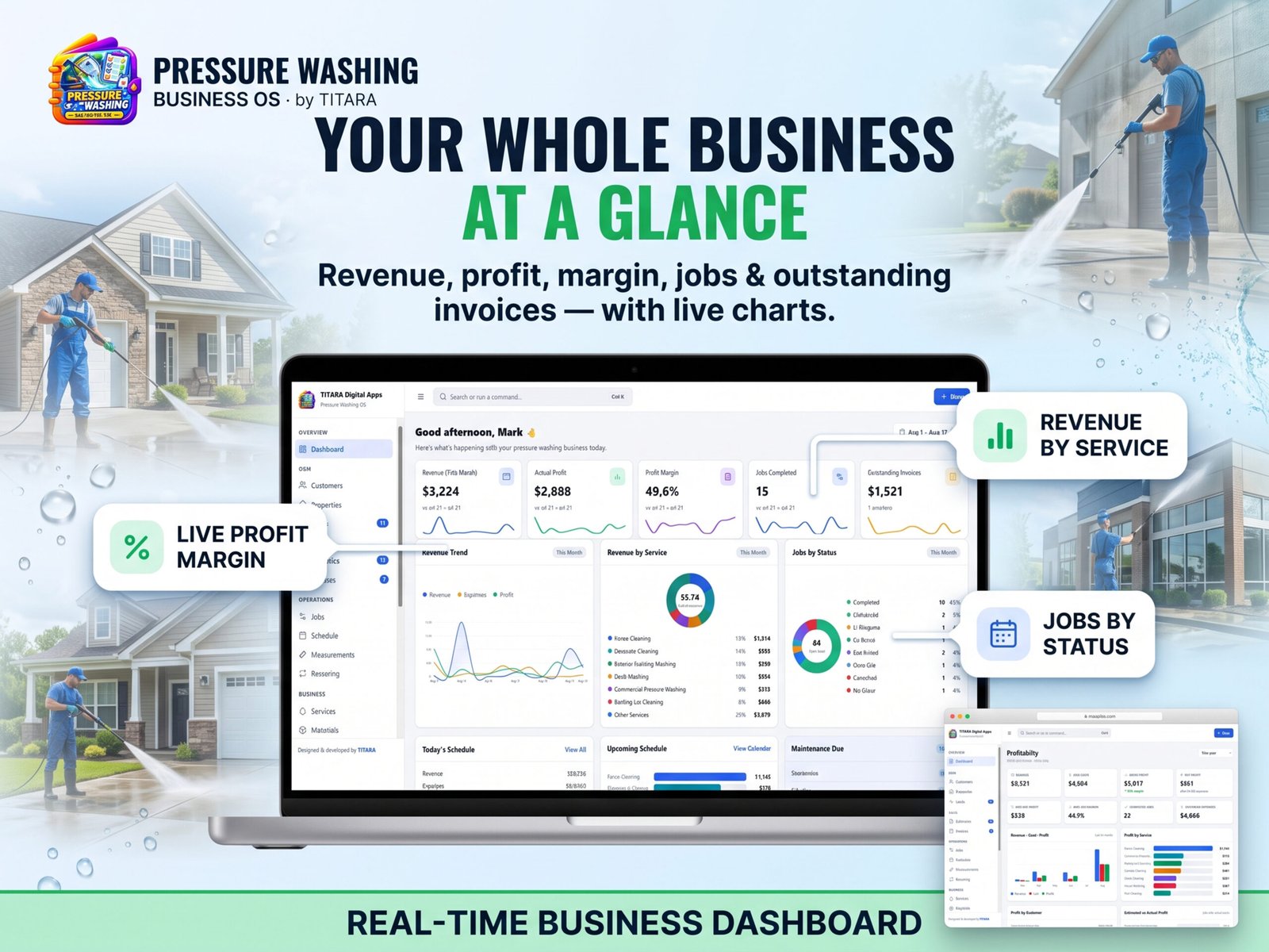 TITARA Pressure Washing — Pressure Washing Business Management Software - Image 2