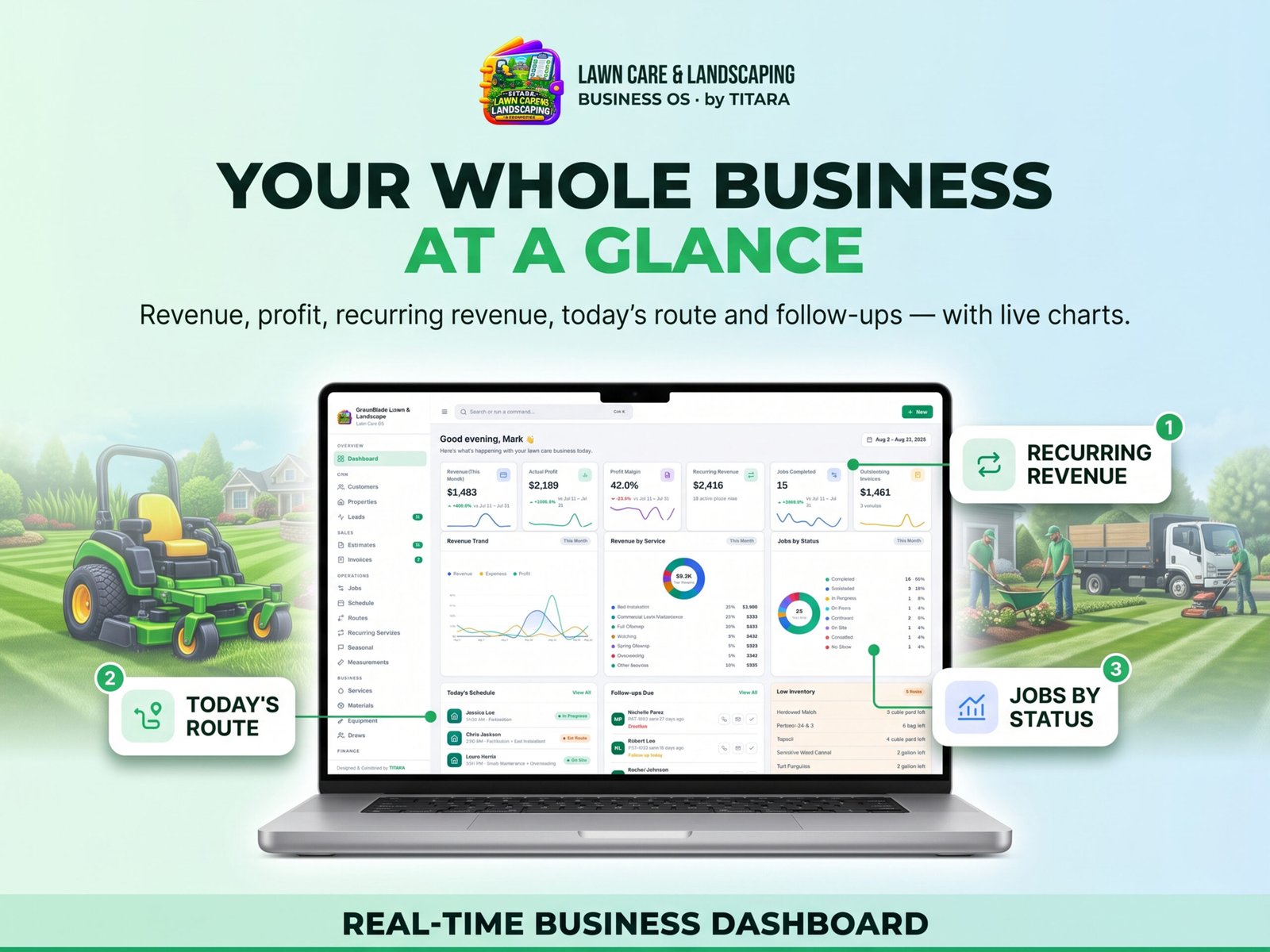 TITARA Lawn Care — Lawn Care & Landscaping Business Software - Image 2