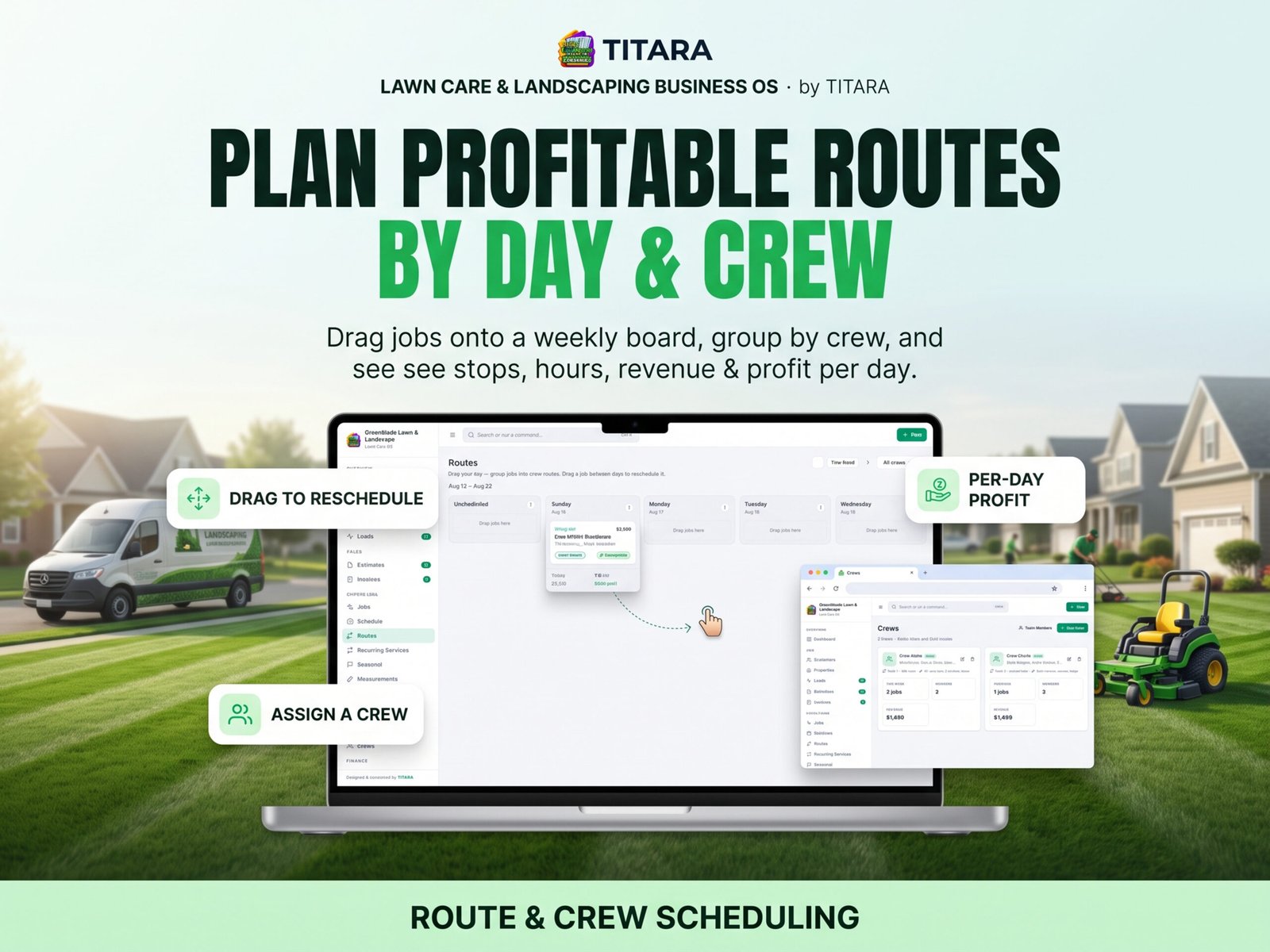 TITARA Lawn Care — Lawn Care & Landscaping Business Software - Image 3