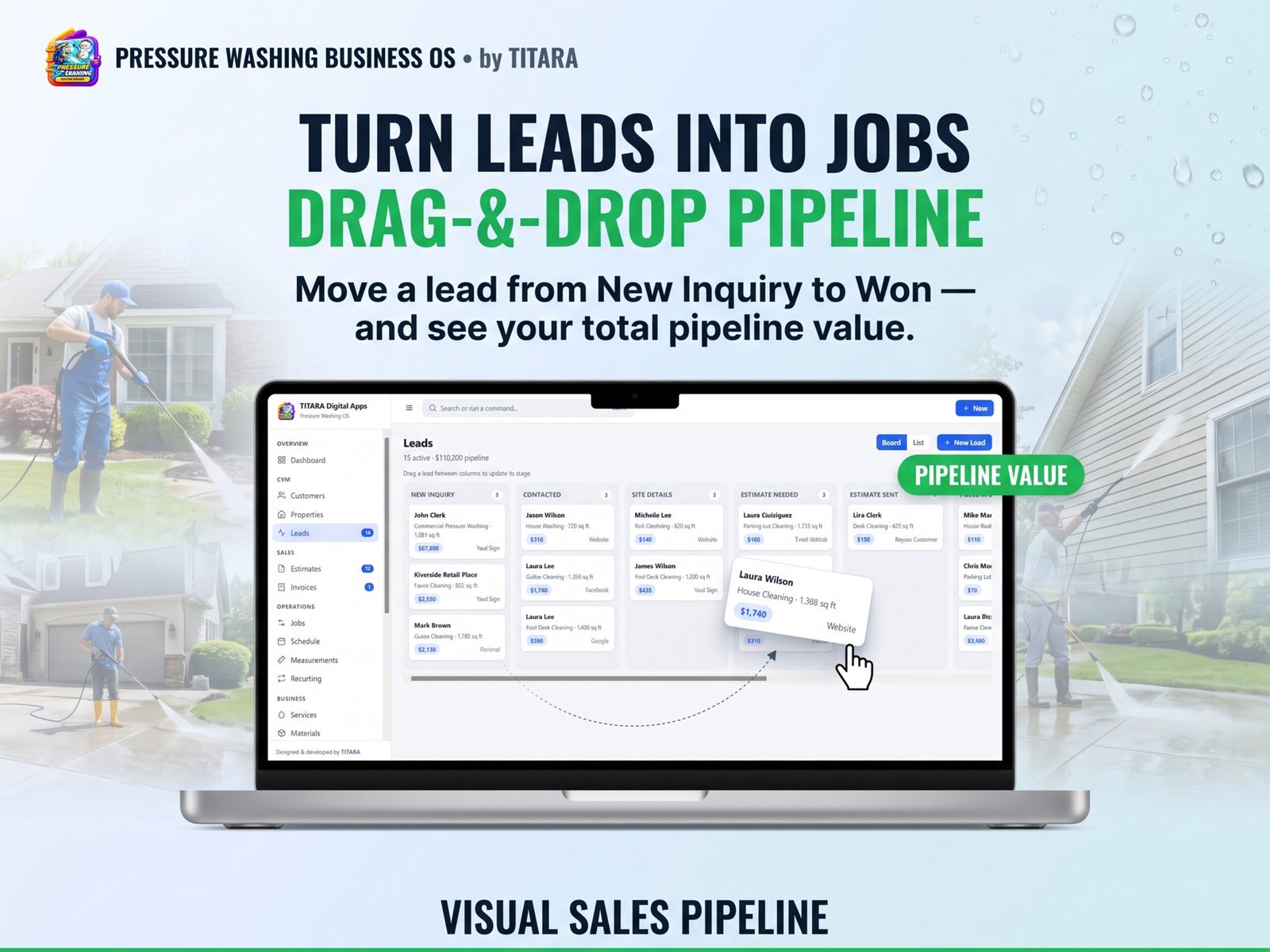 TITARA Pressure Washing — Pressure Washing Business Management Software - Image 4