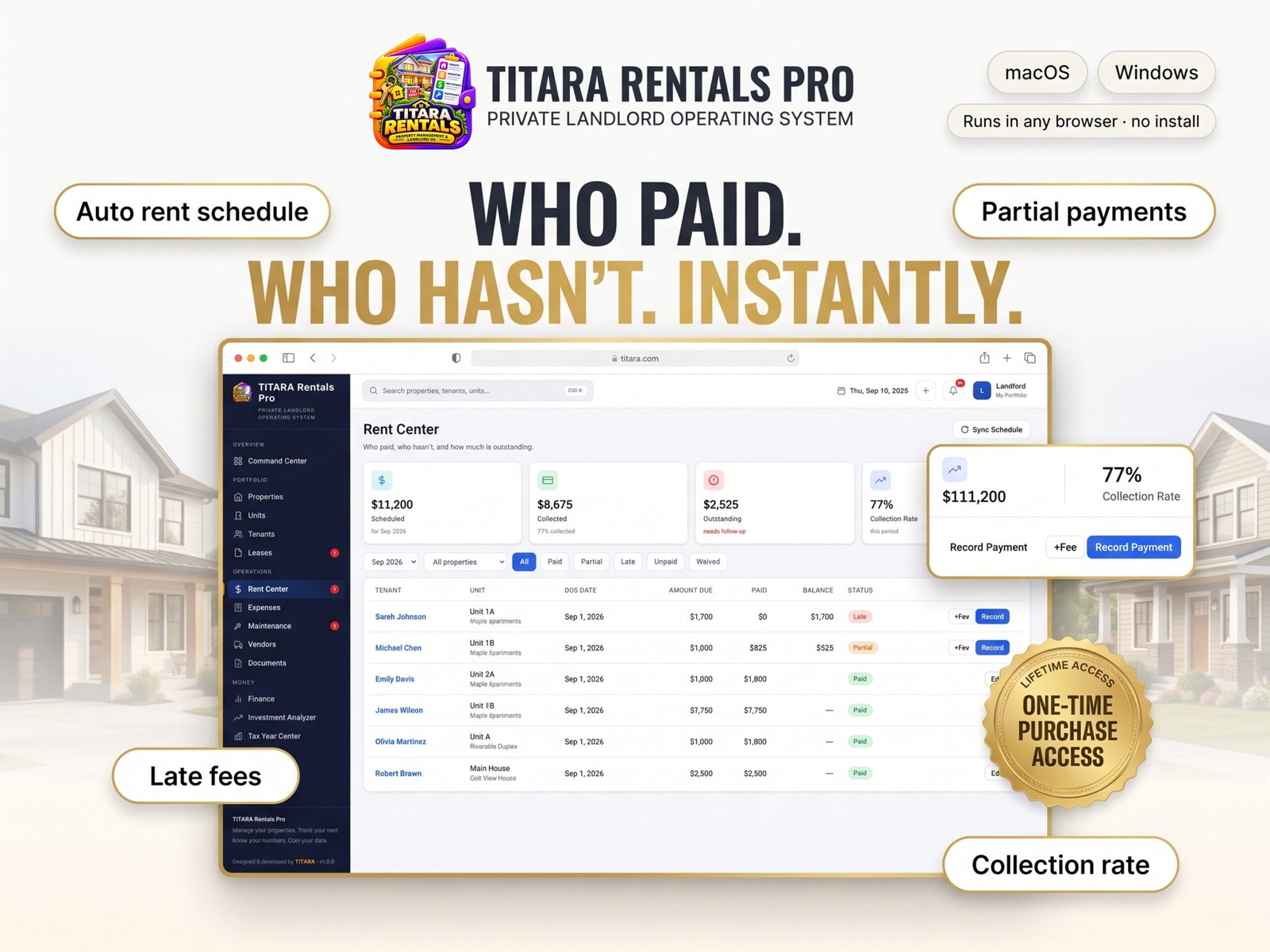 TITARA Rentals Pro — Rental Property Management Software for Landlords - Image 4