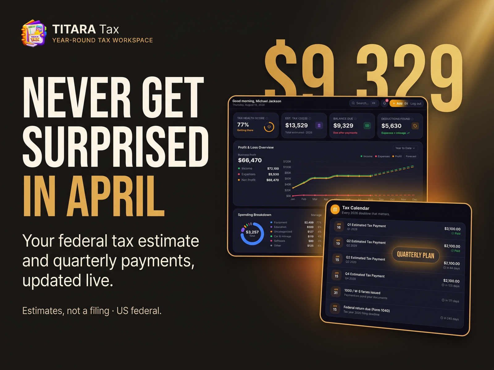TITARA Tax — Freelancer & Self-Employed Tax Management Software - Image 4