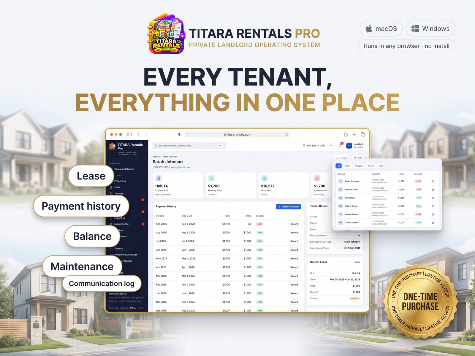 TITARA Rentals Pro — Rental Property Management Software for Landlords - Image 5