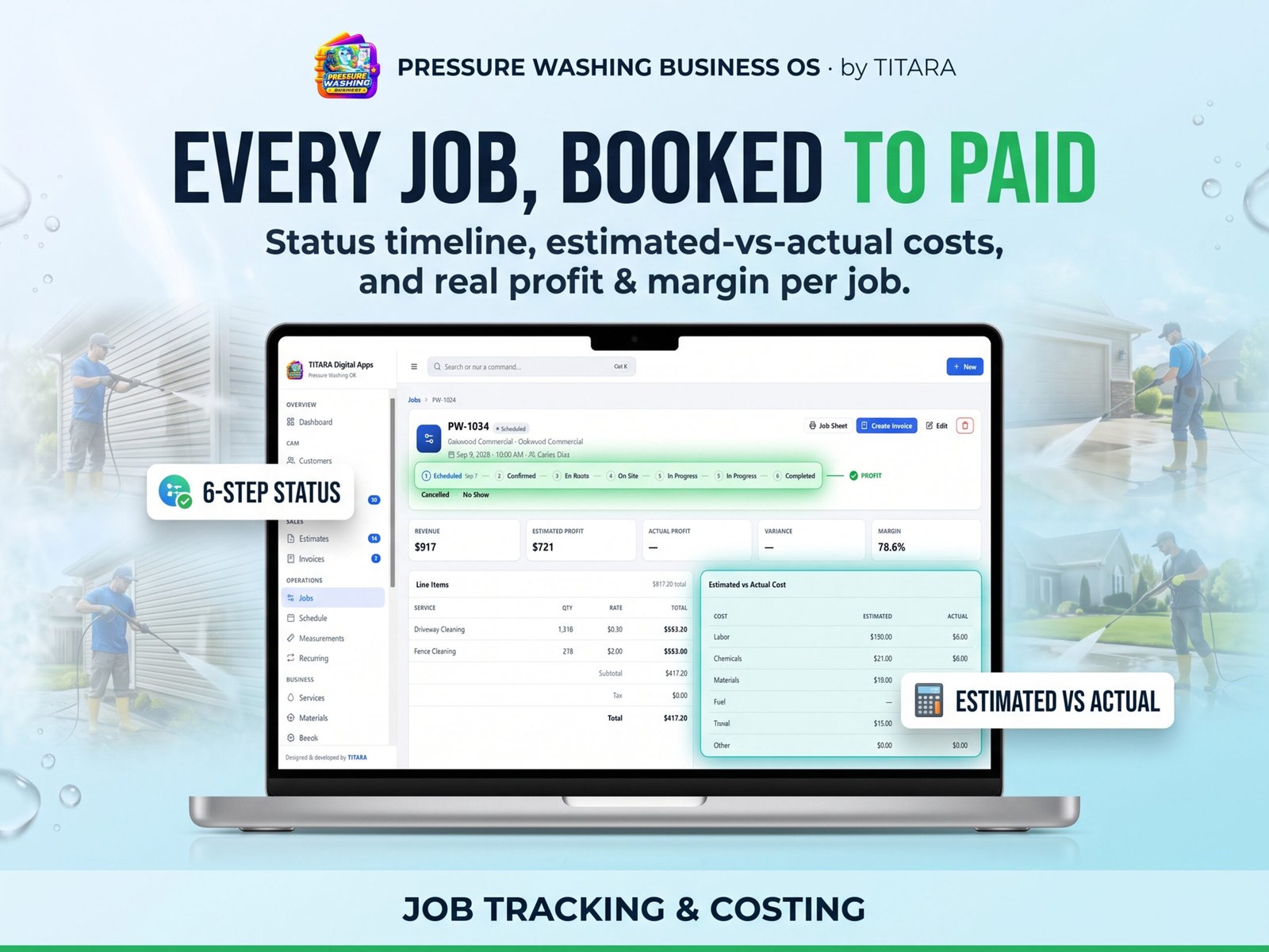 TITARA Pressure Washing — Pressure Washing Business Management Software - Image 6
